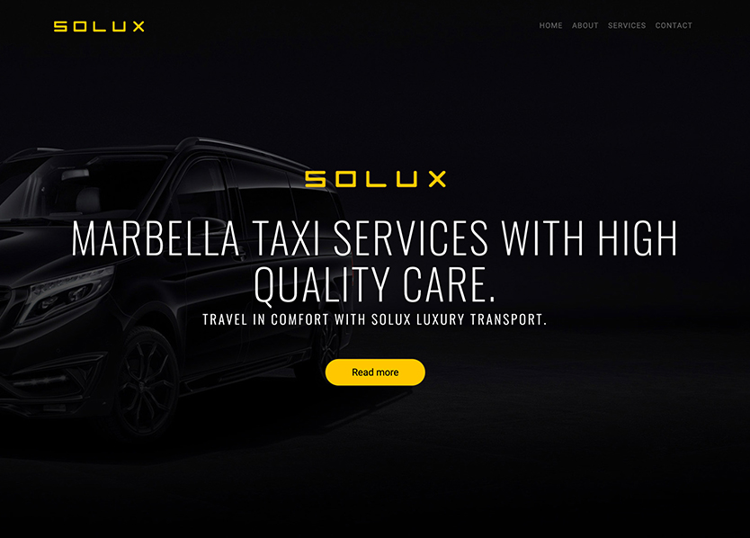 Taxi services marbella website